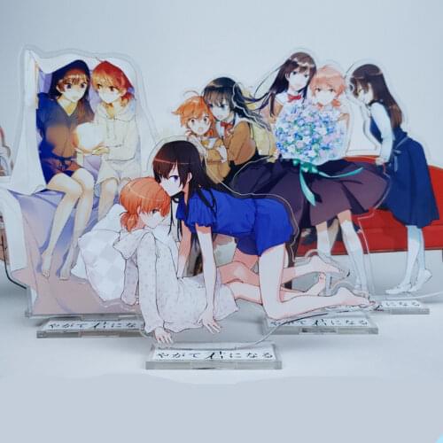 Anime Bloom Into You Koito Yuu Nanami Touko Acrylic Stand Figure Model Plate Cosplay Collection Gifts