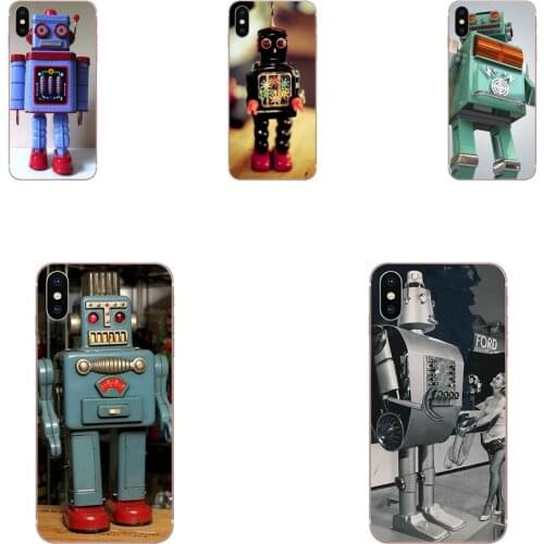 TPU Print Cover Case For HTC 10 Ultra Play U19E U11 U12 Life Eyes Desire 12 D620 D12s D10 D 825 D19 Plus A9 M10 Vintage Robot