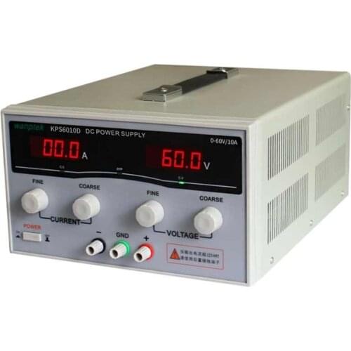 KPS6010D High Precision High Power Adjustable LED Dual Display Switching DC Power Supply 220V 60V/10A