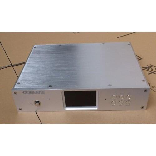 Red core Double AD1955 DAC full Aluminum enclosure/decoder chassis BOX for IDY