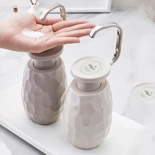 Creative One-handed Press Bottle Household Lotion Bottle Shampoo Facial Cleanser Shower Gel Storage Bottle Bathroom Decoration