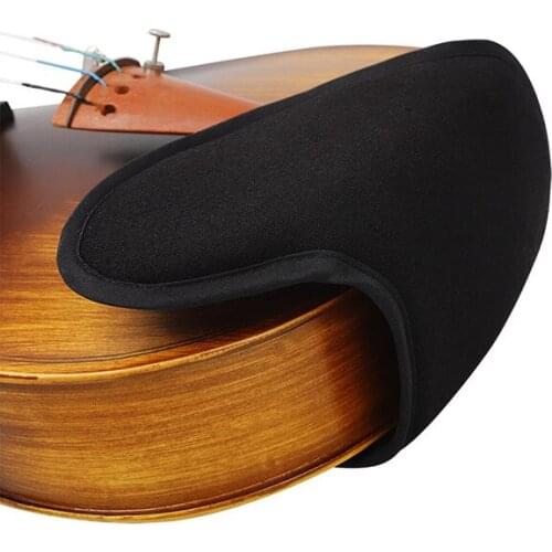 Soft Cotton Violin Shoulder Rest Flannelette Pad Chin Rest Sponge Cover Protector for 4/4 4/3 Bridge Type Fiddle Parts
