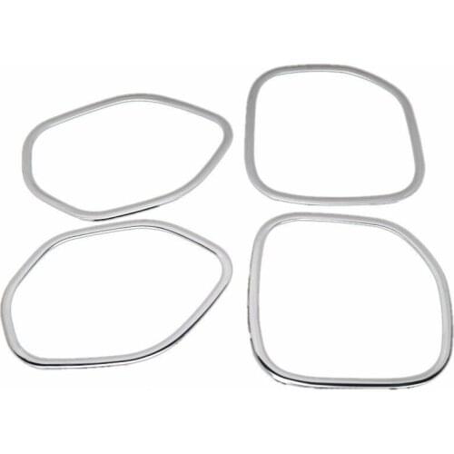 New ABS Chrome Door Speaker Frame Cover Trim 4pcs For Jeep Grand Cherokee 2011 2012 2013 2014 2015 2016 2017 2018