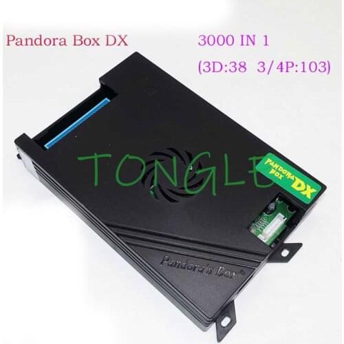 New Come Pandora Box DX 3000 in 1 Motherboard 34*3D Games Support 3/4 Player VGA HDMI HD Video Save Function for Arcade Console