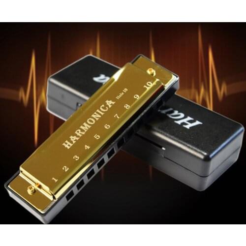 Portable Kids 10 Holes Harmonica Musical Instrument Educational Toy Children Early Education Mouth Organ Gift