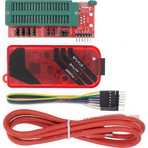 PICKIT3 PIC KIT3 PICKIT 3 Programmer Offline Programming PIC Microcontroller Chip Monopoly+PIC Programmer adapter seat