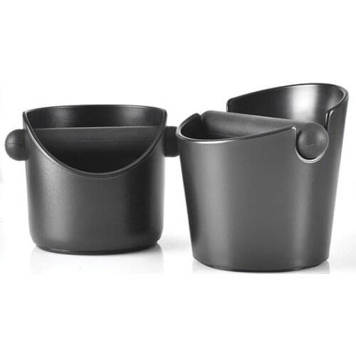 Graceful ABS Shock-absorbent Espresso Knock Box Anti slip Coffee Grind Dump Bin Waste Bin Coffee Grind Grounds Container