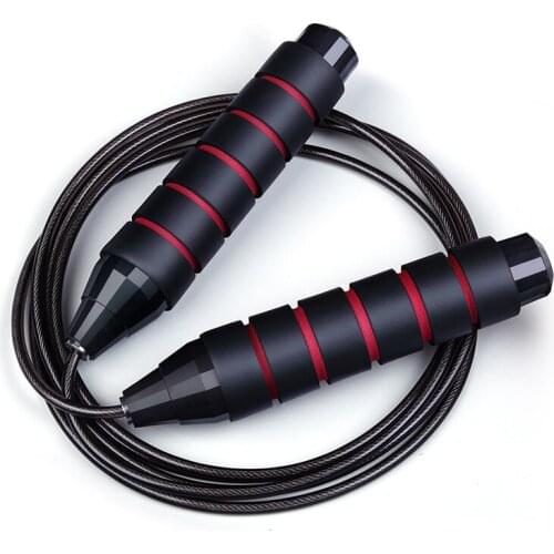 3.2m Double Bearing Steel Wire Adult Skipping Rope Kids Gym Equipment Workout Equipments Adjustable Jump Ropes