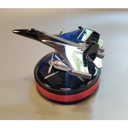 Solar plane helicopter Car decoration Perfume solar toy cool gift educational toy