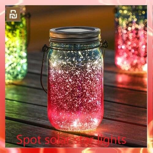Xiaomi Spot solar star lights Outdoor Garden Decoration Waterproof Solar Lamps Lantern Balcony Sunlight Landscape Yard Light