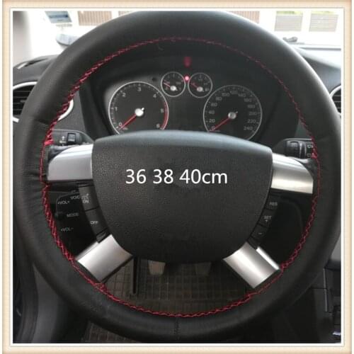 Universal car steering wheel cover artificial leather woven auto parts for Renault Initiale Fluence Alpine Wind R-Space 2 3.2