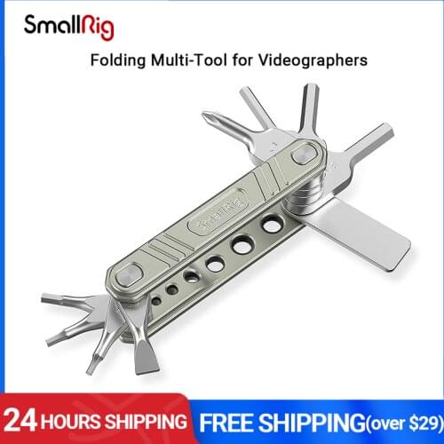 SmallRig Universal Folding Multi-Tool Set for Videographers Screwdrivers With Allen Keys Phillips Screwdriver Tool Kit -2713