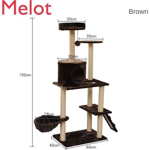 High-End Fashion New Cat Climbing Frame Cat Tree Cat Scratch Board Household Minimalist Luxury Cat Nest Cat Toy