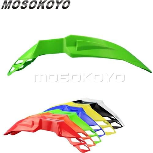 Green Motorcycle Front Fender EVO for Kawasaki KLX KLR KX 110 150 140L 250 450 Dirt Bike Mudguard