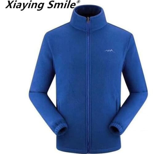 Xiaying Smile Autumn winter warm Women Fleece coat Plus Size 6XL Casual Warm cloth Zipper Outerwear for lady outdoor Fashion