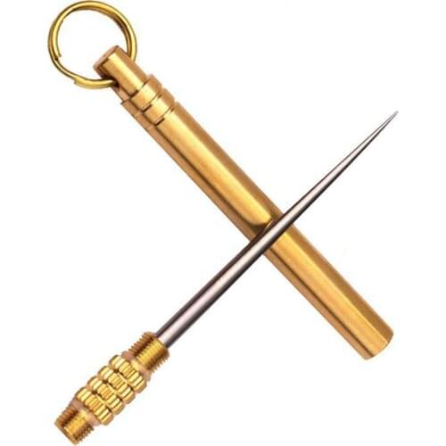 Picnic Toothpick Metal Fruit Fork Toothpick Portable Barbecue Tooth Cleaning Supply with Holder