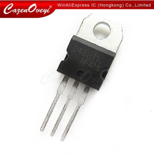 10pcs/lot 5pcs+5pcs D44H11G D45H11G D44H11 D45H11 TO-220 pairing tube new original Immediate delivery free shippin In Stock