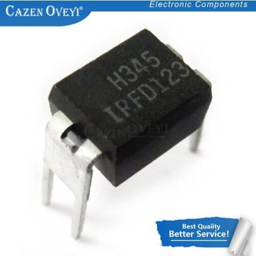 10pcs/lot IRFD123 FD123 DIP-4 In Stock