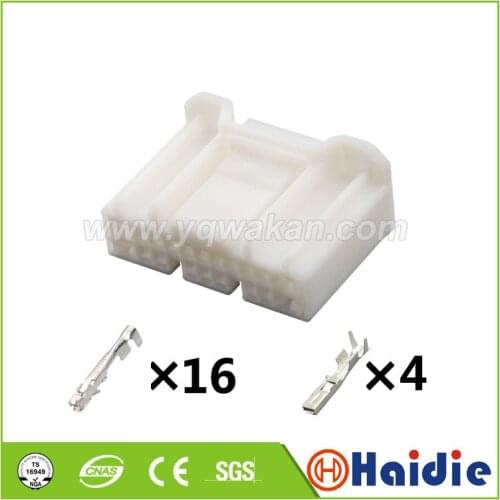 2sets auto 20pin plastic housing plug wire electric cable connector 7287-1917