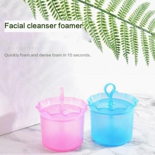 2Pcs Face Wash Foam Cup Facial Cleanser Foamer Portable Shampoo Bubble Maker C1FF
