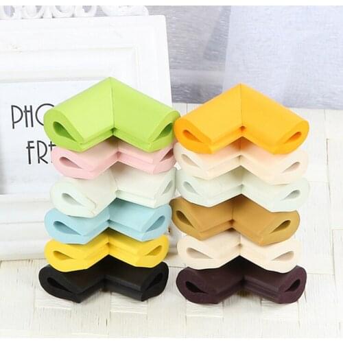 4Pcs Baby Safety Protector Glass Table Desk Corners Edge Cushion Guard Bumper happy
