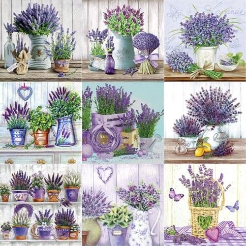 5D DIY Diamond Painting Full Round Square Drill Flower Diamond Embroidery Animal Cross Stitch Rhinestone Manual Home Decor Gift