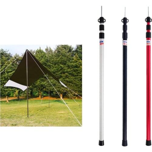 6061 Aluminium Alloy 3-Section Camping Tent Awning Support Rod Canopy Pole Outdoor Camping Hiking Tents Accessories