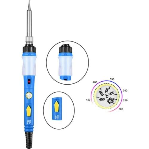 60W 220V/110V Newest Soldering Iron kit Adjustable Temperature Solder Iron Electric Soldering Gun Welding Repair Tools Solder