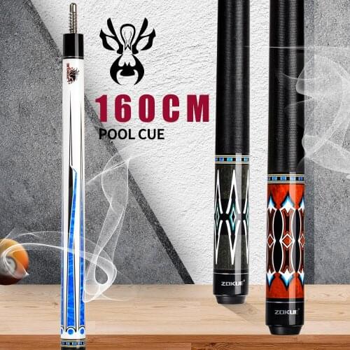 ZOKUE Billiard Cue Stick 160cm 12.75mm Pool Cue Weight Adjustable Radial PinIrish Line Kit Suitable For Tall Mighty People