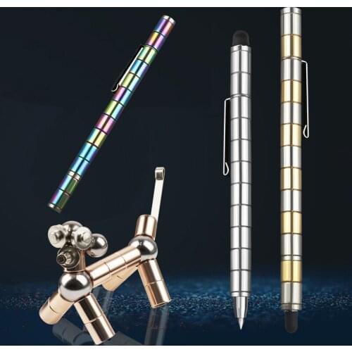 Childrens Writing Pen Magnetic Brush Multifunctional Stylus Toy Decompression Pen Interesting Magnetic stick Christmas Gift