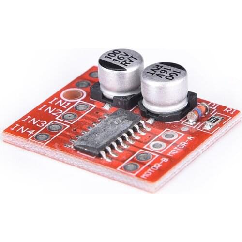 1.5A Mini Dual Channel DC Motor Driver Module L298N PWM Speed Control Double Stepper Motor 1pc