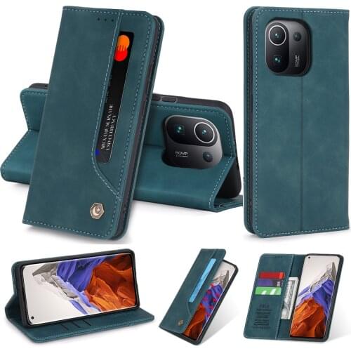 Flip Case For Xiaomi Mi 11 Lite Pro Ultra 11Lite 11Pro Phone Bags Case Book Style Leather Wallet Magnetic Card Holder CoverEtui