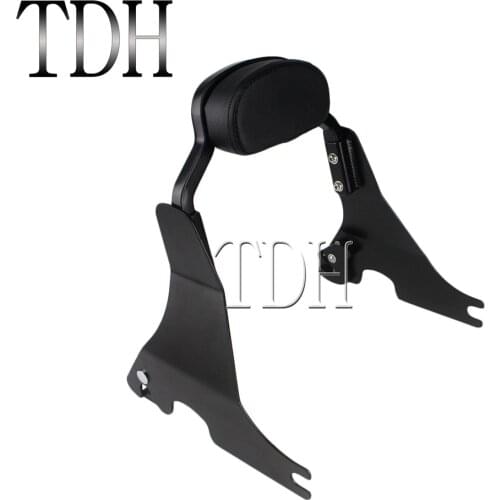 Chrome Black Short Sissy Bar Backrest for Harley Sportster XL883 XL1200 XL 883 1200 48 Seventy Two Iron Superlow 2004-2019