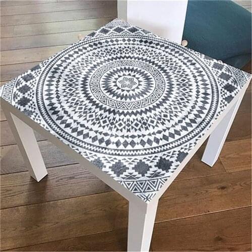 Mandala Table Sticker PVC Waterproof Desk Stickers For Cafe Shop Self-adhesive DIY Refurnish Mural Decals Home Decor Accessories
