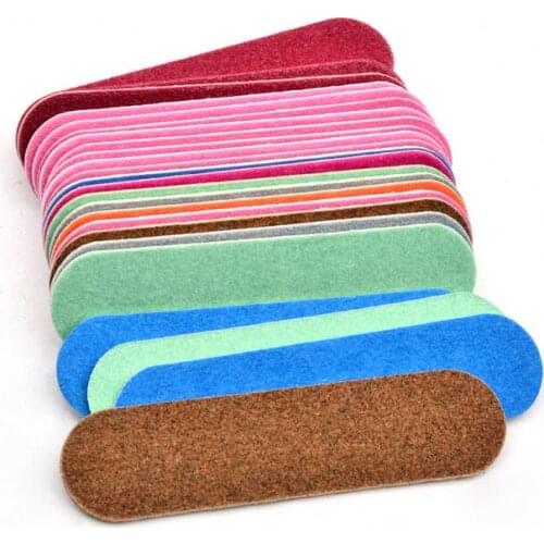 New candy color 100pcs mix color 60mm wood nail wood nail files double side, Gift worthful Grit nail tools,gifts WF60