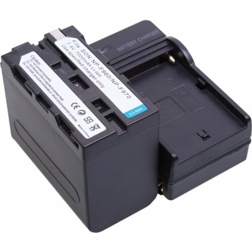 Probty 1Pcs NP-F960 NP-F970 NP F960 NP F970 Battery + Charger For Sony MVC-FD100 FD200 FD5 FD51 FD7 FD71 FD73 FD75 FD81 FD88