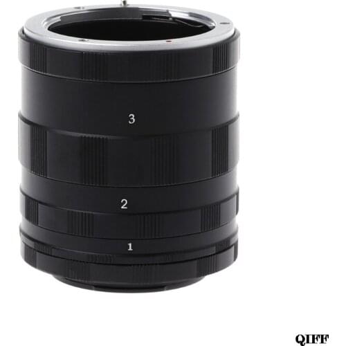 Drop Ship&Wholesale Macro Extension Tube Rings Set Manual Focus For Sony E Mount NEX Camera A7 A5100 APR29