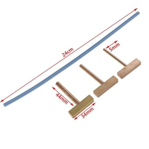 30w 60w 40W Soldering Iron T Tip T-head,Copper T-Tips + Rubber Cable Hot Press For LCD Screen Pixel Flex Cable Repair