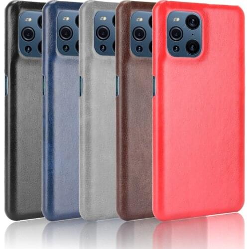 Ultra Slim For OPPO Find X3 Case Litchi Skin Pattern PU Leather and PC Book Cover For OPPO Find X3 Pro FindX3 Phone Case