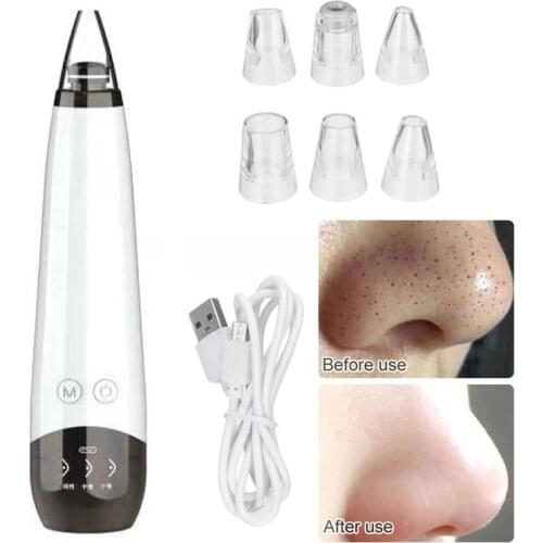 USB Cleaner Nose Blackhead Remover Deep Pore Acne Pimple Removal Vacuum Suction T Zone Beauty Tool Household Face SPA