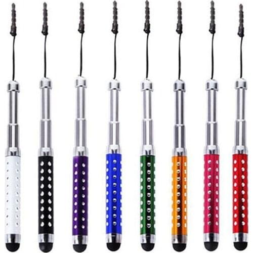 Retractable Stylus Screen Touch Pen for ipad pencil iPhone 3 4 4S 5 iPod Smart phone tablet pen 100pcs