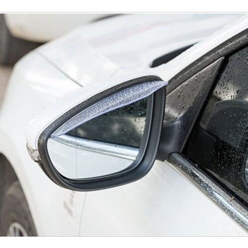 2Pcs Car Rear View Mirror Rain Eyebrow Rain Shield Shade Cover Protector for Volkswagen vw POLO Tiguan Passat Golf EOS Scirocco