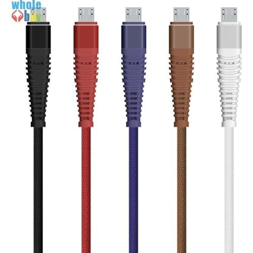 2018 High Quality 5V 2A Fast data charger Cable For iPhone X 8 7 6 8Pin Micro USB Cable For Samsung Galaxy S9 S8 S7 100pcs/lot