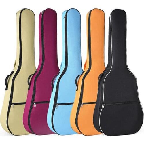 40/41 Inch Waterproof Oxford Cloth Portable Guitar Case Double Straps Acoustic Gig Bag Guitar Backpack