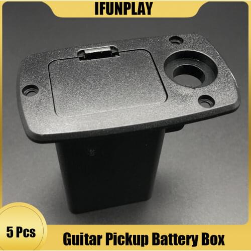 5pcs 9V Battery Case Holder Cover Box Replacement for Active Guitar Bass Pickup High Quality Guitarra Accessories D Type