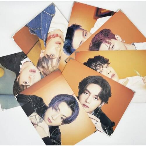 7Pcs/lot Kpop 2021 Butter New Ablum Photo Image Frame JUNGKOOK JIMIN SUGA V RM JIN JHOPE Pictures Fans Gift Collection