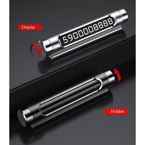 Car Temporary Parking Card Telephone Number Holder Auto Park Mobile Phone Number Plate Car Numbers Stickers