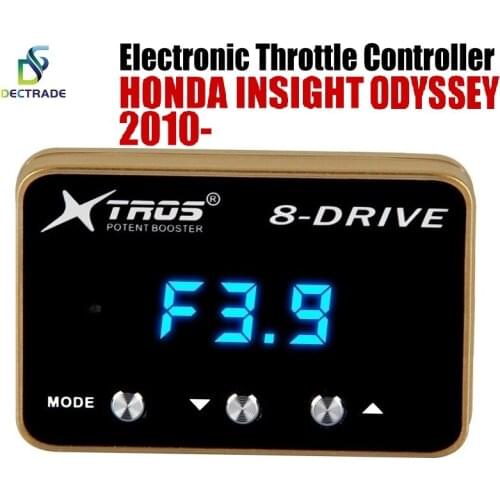 DECTRADE Car Electronic Throttle Controller Racing Accelerator Potent Booster For Honda Insight Odyssey 2010- Tuning Parts
