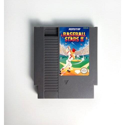 Baseball Stars II - Game Cartridge For NES Console 72 Pins 8bit
