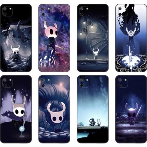 Black tpu Case For OPPO Realme C11 C20 C21 Case Back Cover Bumper Hollow Knight